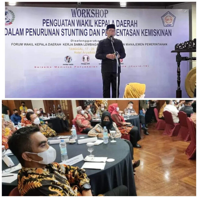 Gubernur Jawa Barat saat memaparkan peran Workshop bagi Wakil Kepala Daerah. Foto Istimewa.