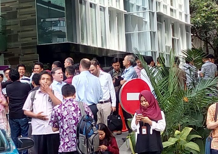 Suasan warga di Jakarta