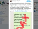 Bencana Banjir di Jawa Barat Dipolarisasi Penebar Hoaks