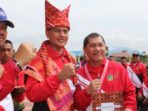 HAORNAS ke-35, Wagubsu Beri Penghargaan Olahraga Kepada Bupati Karo