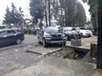 Trotoar di Berastagi Diserobot Lahan Parkir
