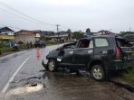 Innova Alami Kecelakaan Tunggal, Satu Orang Tewas