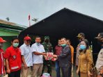PMI Serahkan Bantuan Untuk Warga Penyintas Erupsi Gunung Sinabung