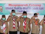 Wakil Bupati Karo Buka Muscab Pramuka Kwarcab Karo Tahun 2021