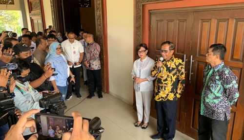 Menkopolhukam Mahfud MD di Kampus UGM.Foto ugm.ac.id