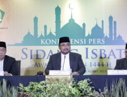 Pemerintah Tetapkan 1 Ramadan 1444 H Tanggal 23 Maret 2023