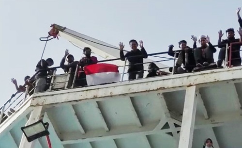 Evakuasi WNI dari Sudan. Foto kemlu.go.id.