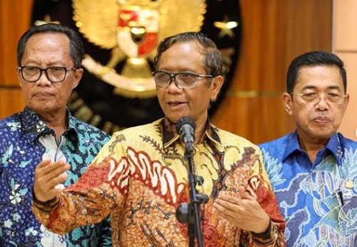 Menko Polhukam Mahfud MD menjelaskan soal RUU Perampasan Aset. Foto Instagram Mahfud MD.