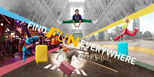 American Tourister.