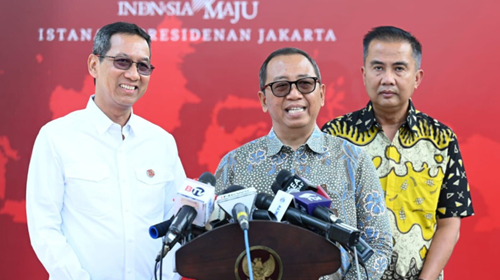 Pejabat panitia persiapan HUT RI perdana di IKN, 9 Januari 2024. Foto Dok. BPMI Setpres.