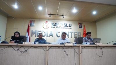 Konferensi pers Bawaslu, 11 Februari 2024. Foto Dok. Bawaslu.