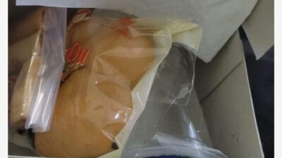 Snack konsumsi pelantikan petugas KPPS Sleman. Foto Istimewa.