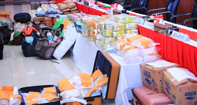 Operasi Satgas P3GN Polri selama 8 bulan di berbagai daerah berhasil menyita narkoba 2,8 ton sabu dan 1 juta butir pil ekstasi. Foto tangkap layar humas.polri.go.id.