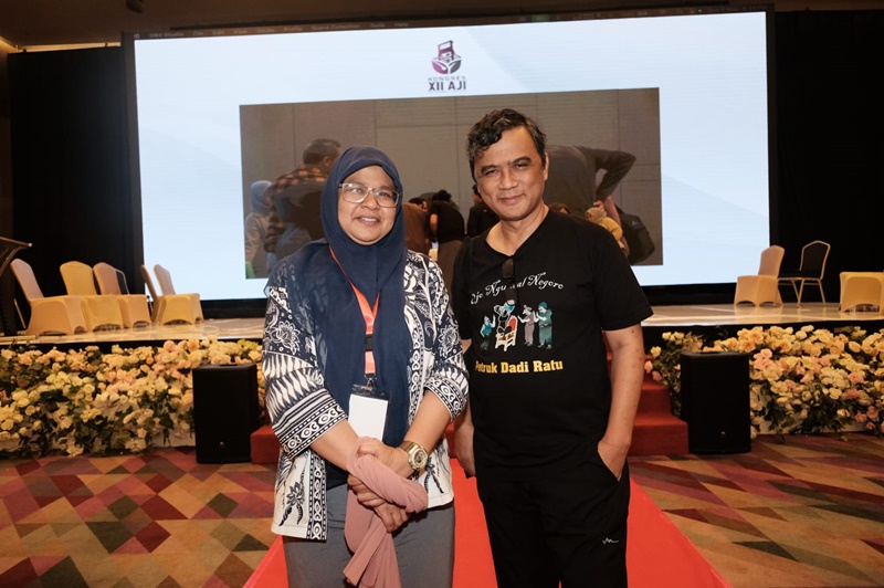 Nany Afrida dan Bayu Wardhana terpilih sebagai Ketua Umum dan Sekretaris Jenderal Aliansi Jurnalis Independen (AJI) periode 2024-2027 melalui Pemilu AJI di Kongres XII AJI Palembang pada 3-5 Mei 2024. Foto Istimewa.