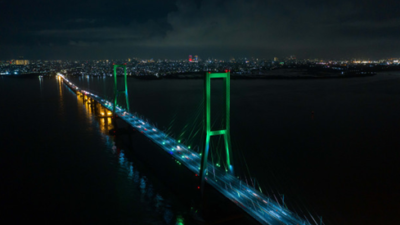 Penampakan jembatan Suramadu yang menghubungkan Jawa Timur dengan Pulau Madura pada 2022. Foto binamarga.pu.go.id.