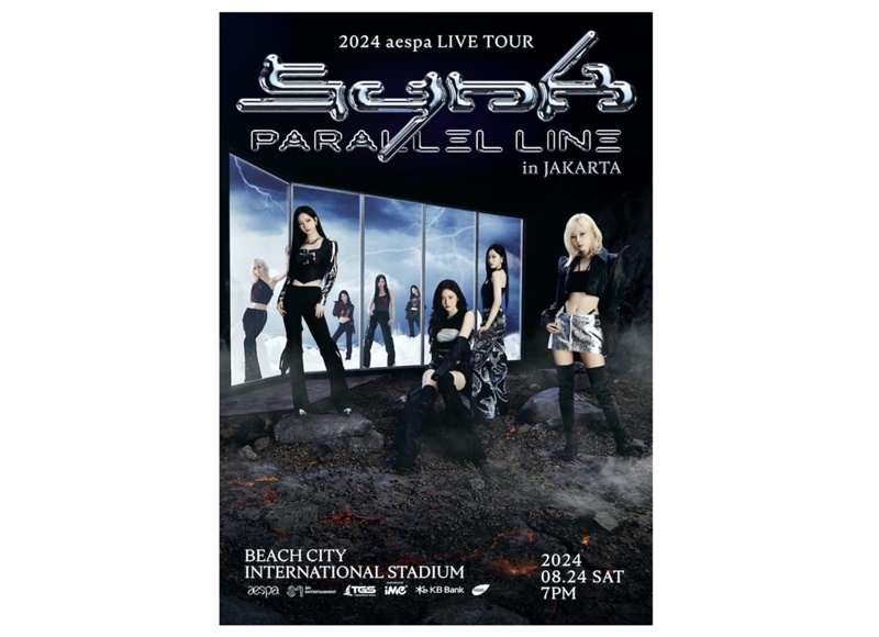 Girl group aespa akan menggelar konser di Beach City International Stadium, Jakarta pada 24 Agustus 2024.