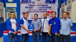 Tim Pilkada DPP PAN menerbitkan surat rekomendasi kepada Theo Bernadhi maju di Pilkada Ketapang, Kalimantan Barat pada November 2024. Foto Istimewa.