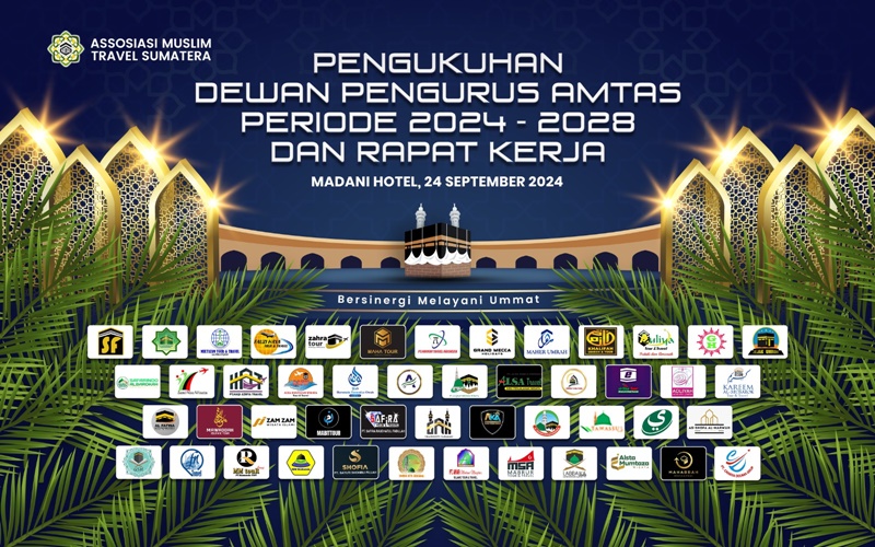 Assosiasi Muslim Travel Sumatera (AMTAS) periode 2024-2028.