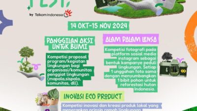 Telkom gelar kompetisi Bumi Berseru Fest 2024.
