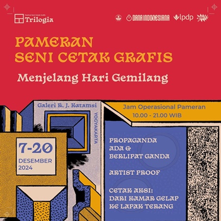 Festival Seni Cetak Grafis Trilogia 2024. Foto Instagram @festivalsenicetakgrafis.