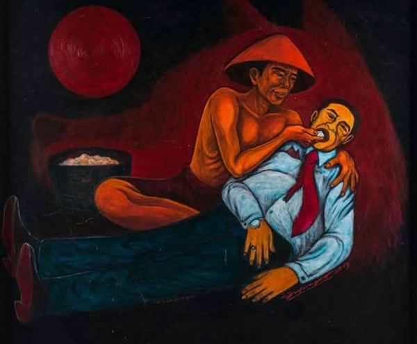 Pameran lukisan tunggal karya Yos Suprapto.