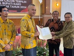 KPU Tetapkan Antonius Ginting Bupati Karo 2025-2030