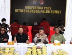 Polda Sumut Buron Dua Pengendali Pemasok 100 Kilogram Sabu ke Jakarta