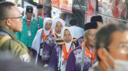 Pemberangkatan jemaah haji 2025 mulai dilakukan tanggal 2 Mei 2025. Foto Ahmad Syawlana/kemenag.go.id.