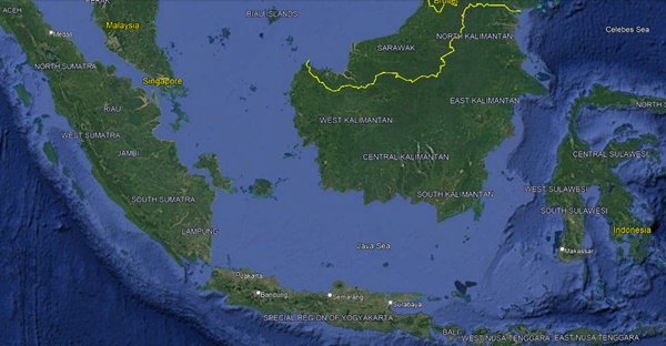 Usai polemik empat pulau antara Provinsi Aceh dan Provinsi Sumatera Utara, kini kembali muncuat isu jual beli pulau Indonesia. Foto tangkap layar Google Earth.
