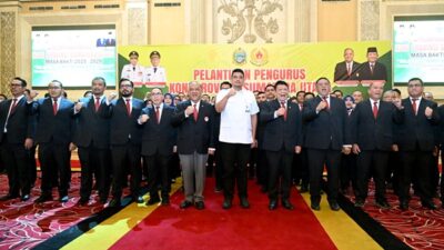 Gubsu Bobby Berharap Pengurus KONI Sumut Andil Pemberantasan Narkoba