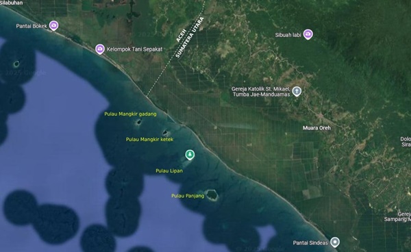 Polemik empat pulau Aceh-Sumut menyoal Pulau Panjang, Pulau Lipan, Pulau Mangkir Gadang, dan Pulau Mangkir Ketek.