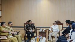 Gubernur Sumatera Utara Bobby Afif Nasution menerima kunjungan SKK Migas Sumbagut beserta Pertamina EP Pangkalan Susu di Kantor Gubernur. Foto Istimewa.