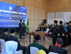 Lantik Enam Pejabat Eselon II, Gubsu Bobby Nasution Tekankan Loyalitas