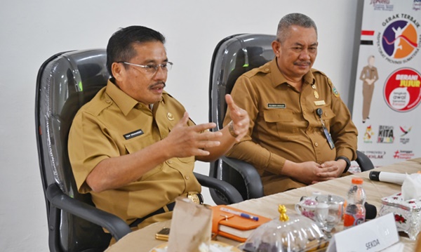 Sekretaris Daerah Provinsi Sumatera Utara Togap Simangunsong, mengajak seluruh jajaran Inspektorat Sumut untuk terus memperkuat sinergi. Foto Istimewa.