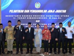 Bobby Nasution Lantik Togap Simangunsong Jadi Sekdaprov Sumut