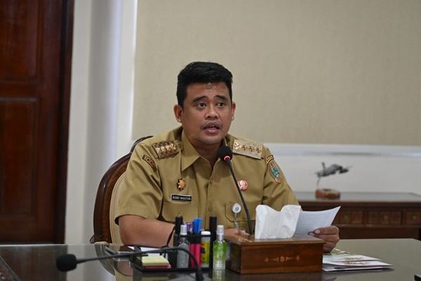 Gubernur Sumatera Utara Muhammad Bobby Nasution. Foto Munawar Harahap.