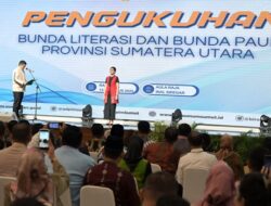 Bobby Kukuhkan Kahiyang Sebagai Bunda Literasi dan Bunda PAUD Sumut