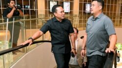 Gubernur Sumut, Bobby Nasution bersama unsur Forkopimda Sumut nonton bersama Film Believe: Takdir, Mimpi dan Keberanian, di Cinema XXI, Delipark Mall, Jalan Putri Hijau, Medan, Jumat, 1 Agustus 2025. Foto Imam Syahputra.