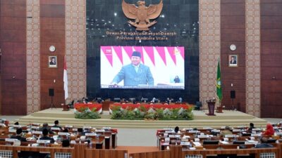 Gubernur dan DPRD Sumut Simak Pidato RUU APBN 2026 Presiden Prabowo