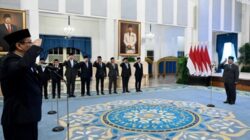 Presiden Prabowo Subianto melantik empat menteri di Istana Negara, Jakarta, pada Senin, 8 September 2025. Ini menjadi reshuffle pertama Kabinet Merah Putih. Foto Cahyo/ BPMI Setpres.