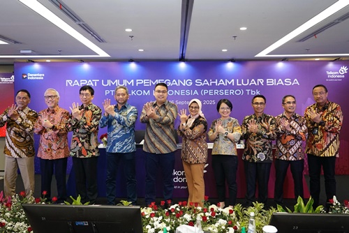 RUPSLB Telkom 2025 pada Selasa, 16 September 2025, di Jakara, menetapkan susunan Dewan Komisaris dan jajaran Direksi Telkom.