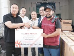 TelkomGroup Pasang Internet Satelit di 13 Lokasi dan Salurkan Bantuan Rp2,3 Miliar
