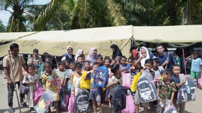 Aksi Relawan Telkom di Subulussalam Aceh, Pemulihan Sosial dan Akses Air Bersih