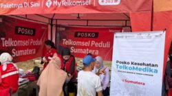 Suasana posko kesehatan dan layanan medis AdMedika dan TelkoMedika untuk masyarakat terdampak bencana Sumatra. Foto Istimewa.