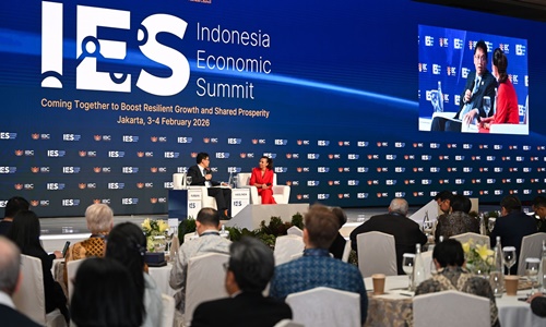 Menteri Keuangan Purbaya Yudhi Sadewa dalam acara Indonesia Economic Summit 2026 di Jakarta pada Selasa, 3 Februari 2026. Foto Zalfa Dhiaulhaq/kemenkeu.go.id.