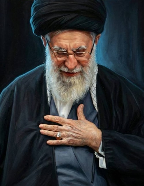 Pemimpin Tertinggi Republik Islam Iran, Ayyatollah Ali Khamenei.