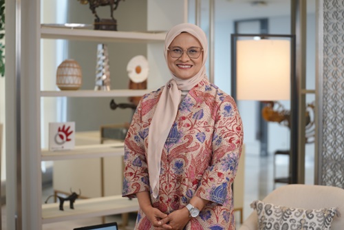 Direktur Utama Telkom Dian Siswarini.