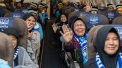 Pemberangkatan calon jemaah haji 2026. Foto Kementerian Haji dan Umrah.