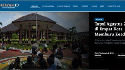 Peluncuran media alternatif Gejayan.id.