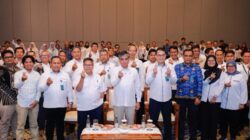 Menaker Yassierli saat membuka kegiatan Strategi dan Kick-Off Transformasi BPVP di Bekasi, Jawa Barat, Rabu, 17 Juni 2026.